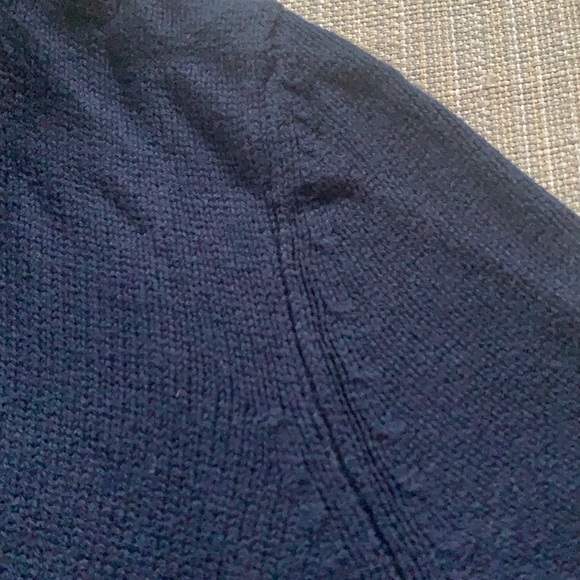 Tommy Hilfiger Navy Blue Sweater Ladies Size Medium V Neck / Collar - Picture 5 of 8